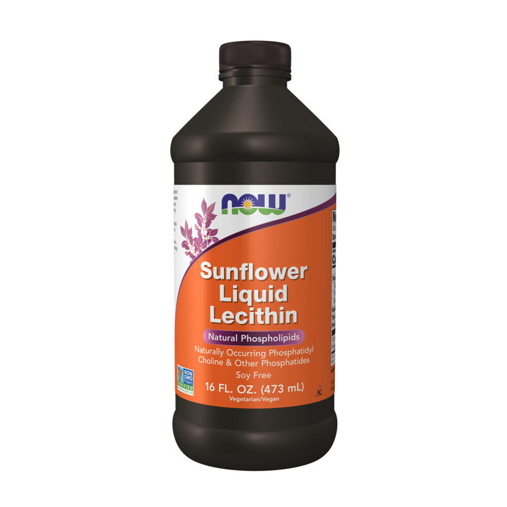 NOW Foods - Sunflower Lecithin, Liquid - 473 ml.