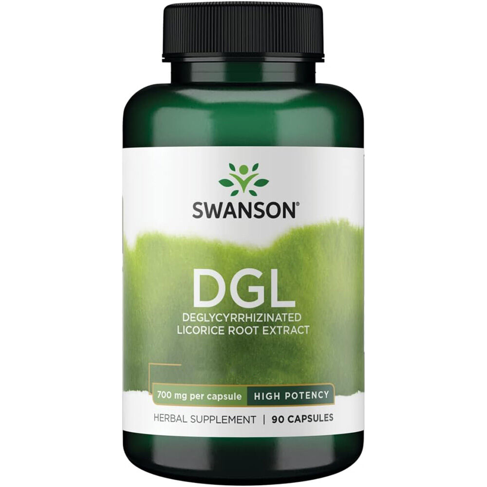 Swanson DGL High Potency 700mg 90 capsules - Viking Supplements