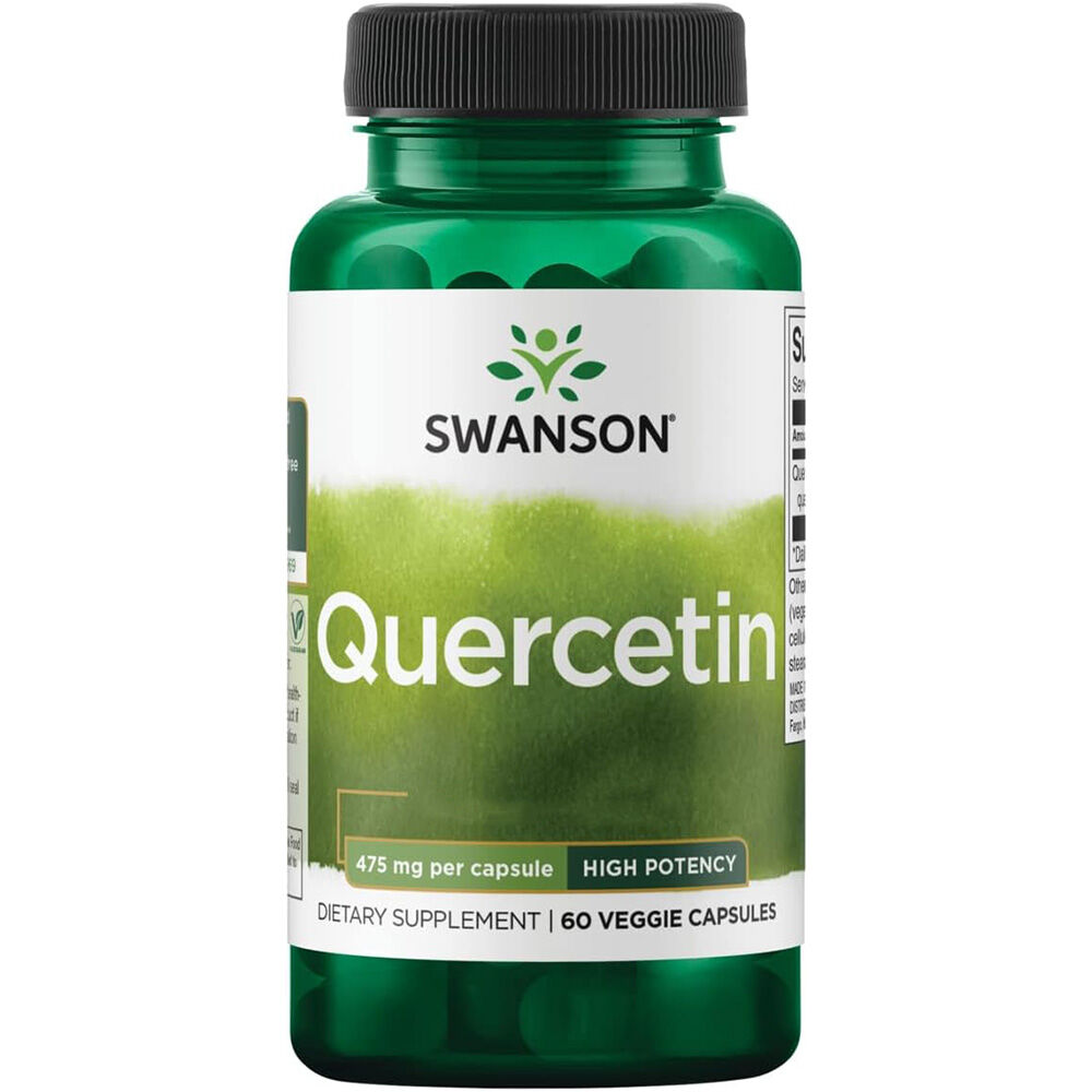 Swanson Quercetin med høj styrke 475 mg, 60 kapsler