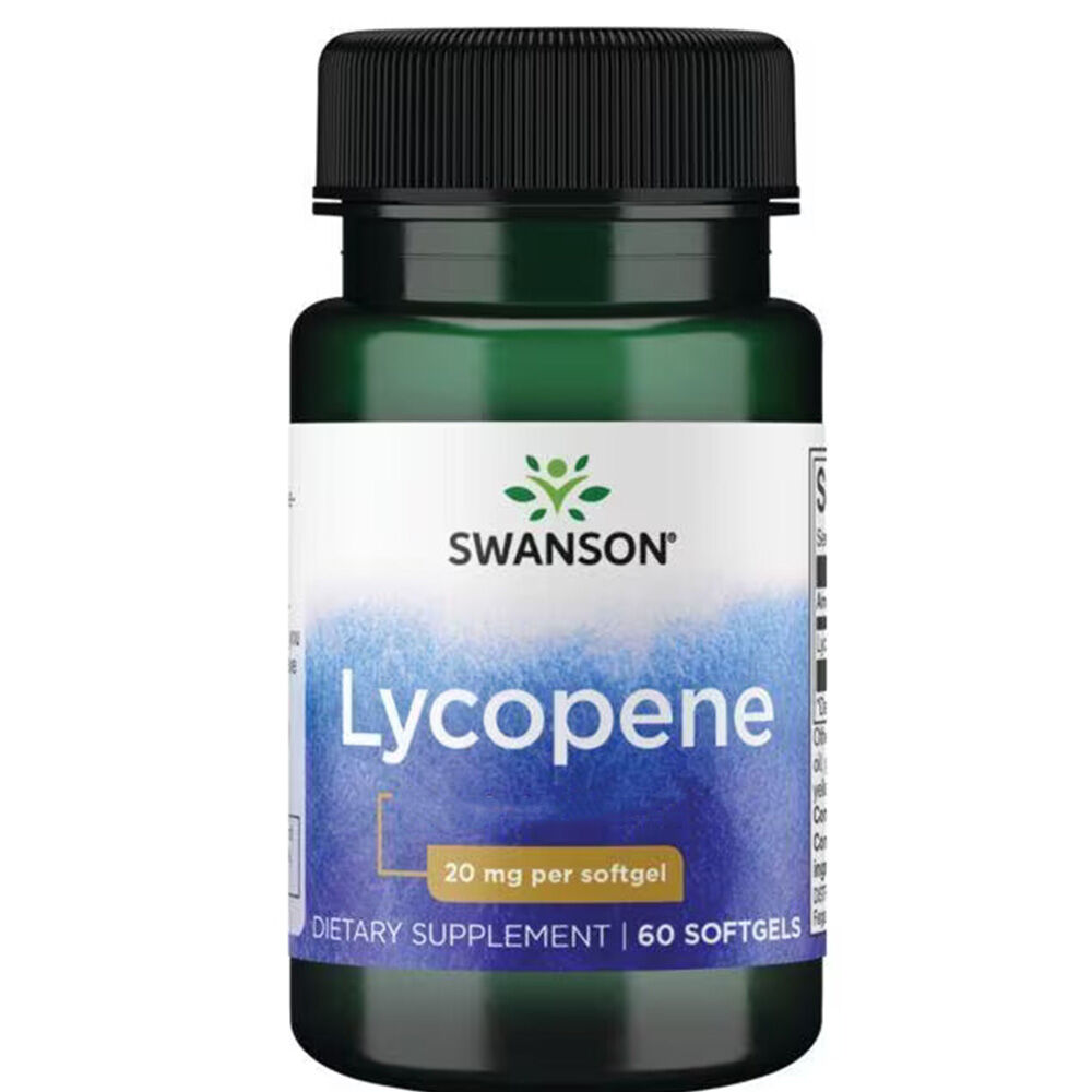 Swanson Lycopene 20mg 60 softgels - Viking Supplements