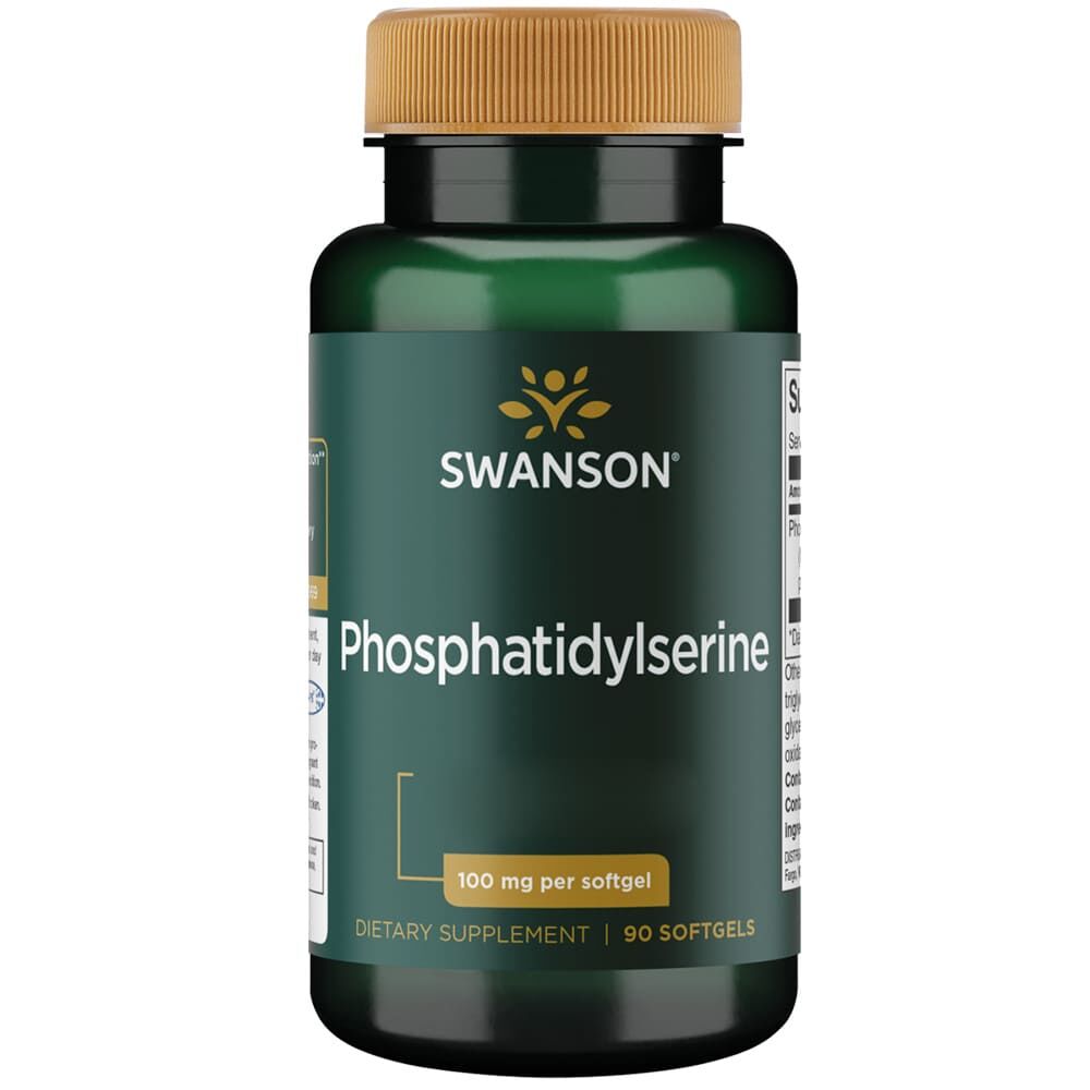 Swanson Fosfatidilserină 100 mg, 90 de capsule moi - Viking Supplements