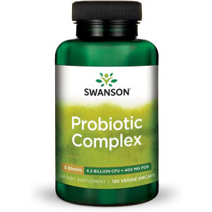 Swanson Probiotic Complex 4,2 miliarde CFU, 120 capsule vegetale - Viking Supplements