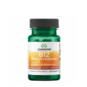 Swanson Vitamin B12 Methylcobalamin (60 Tablets) - Viking Supplements