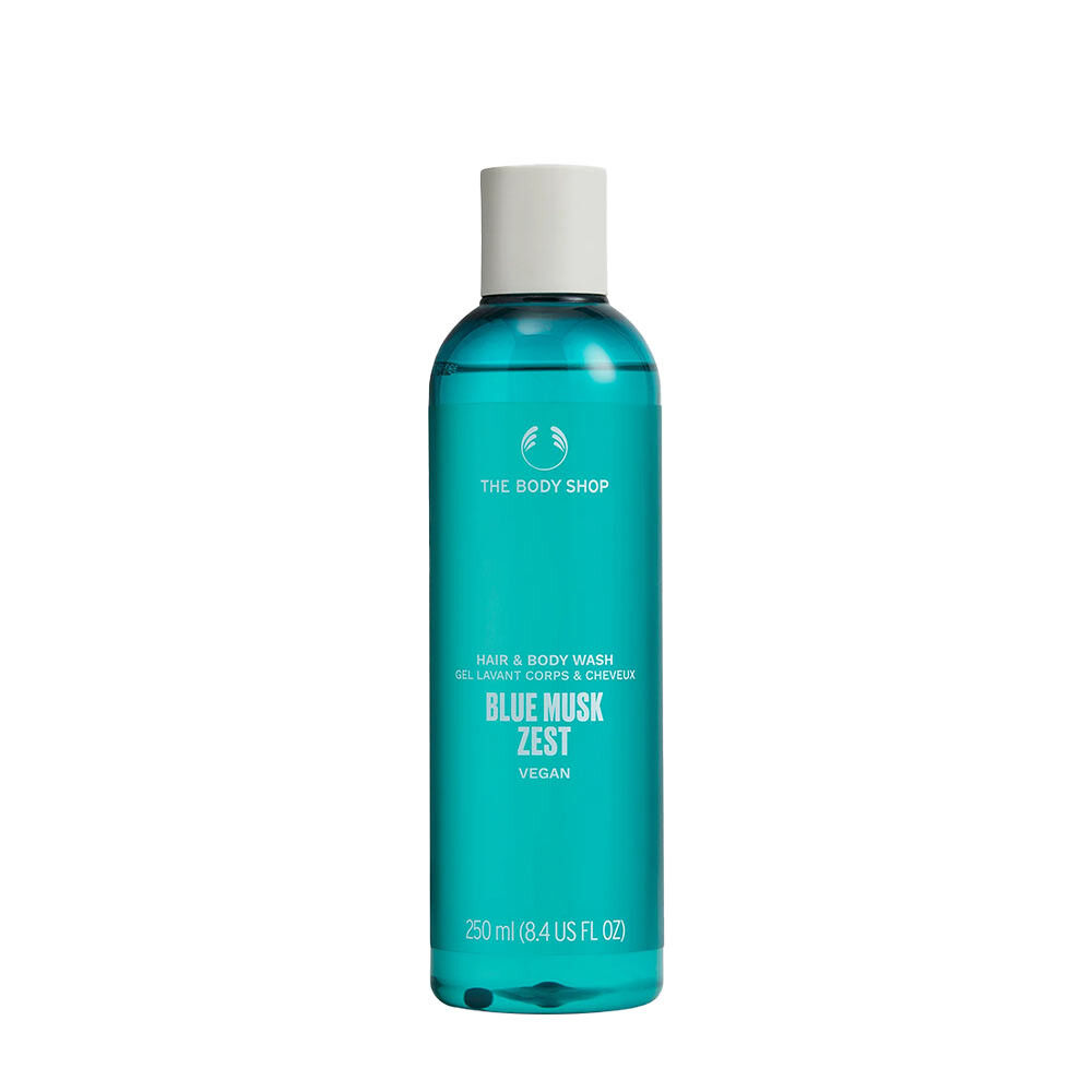 Gel de duș și șampon The Body Shop Blue Musk Zest (250 ml) - Viking Supplements