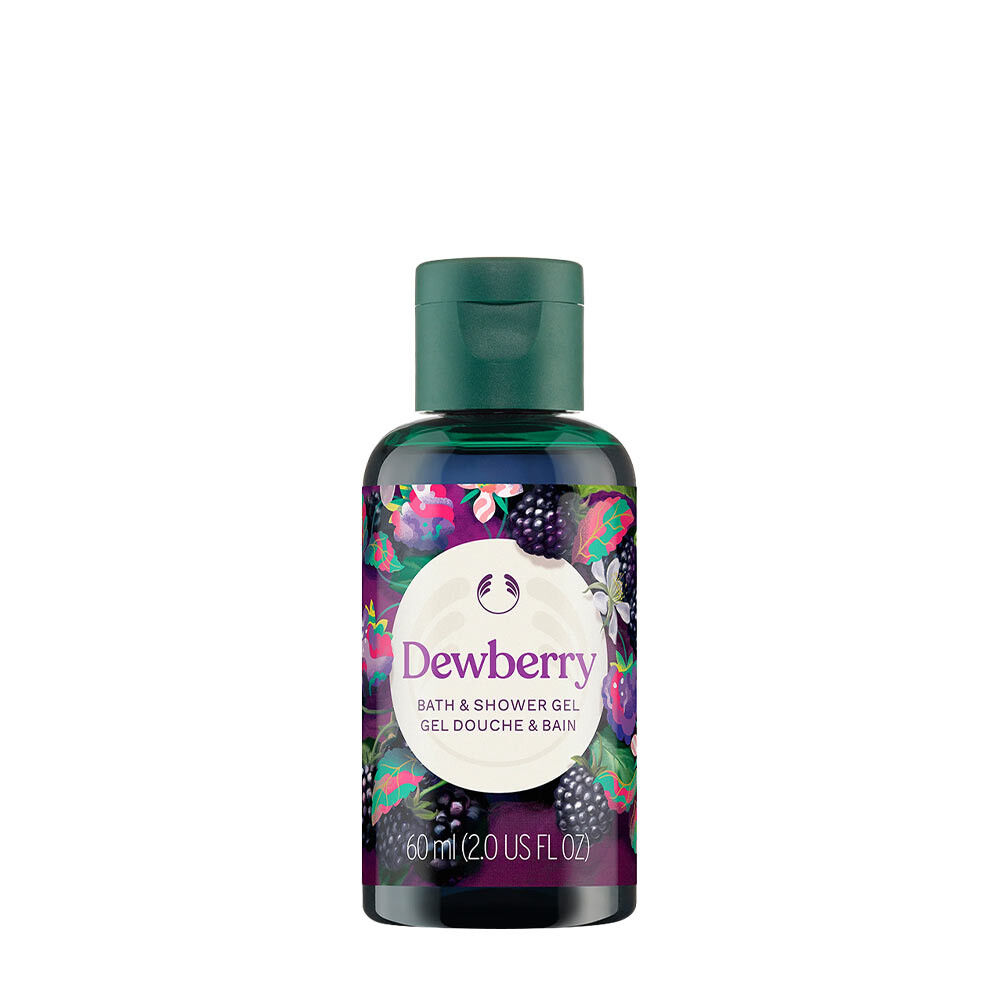 Gel de duș Dewberry de la The Body Shop (60 ml) - Viking Supplements