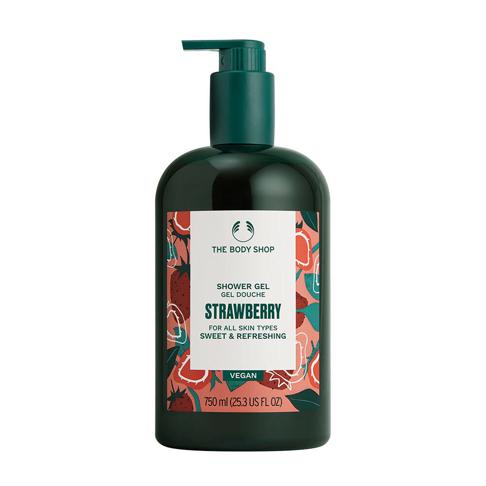 The Body Shop Vegan Strawberry Shower Gel (750 ml) - Viking Supplements