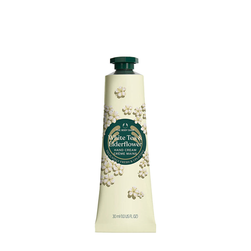 Cremă de mâini cu ceai alb și flori de soc de la The Body Shop (30 ml) - Viking Supplements
