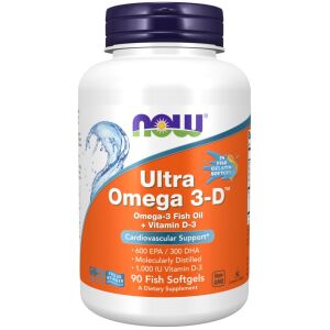Ultra Omega 3-D cu vitamina D-3 – 90 de capsule moi – Viking Supplements