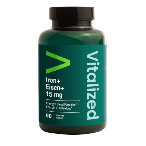 Vitalized - Iron+ 90 kapsler