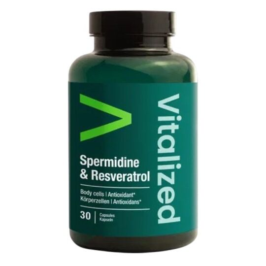 Vitalized - Spermidine &amp; Resveratrol 30 kapsler