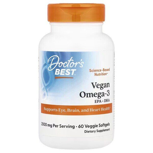 Vegan Omega-3 EPA + DHA - 60 veggie softgels - Viking Supplements
