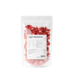 Vilgain Strawberries Lyophilized (100 g) - Nuvalia