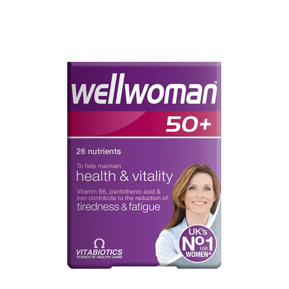 Vitabiotics Wellwoman 50+ (30 Tablets) - Viking Supplements