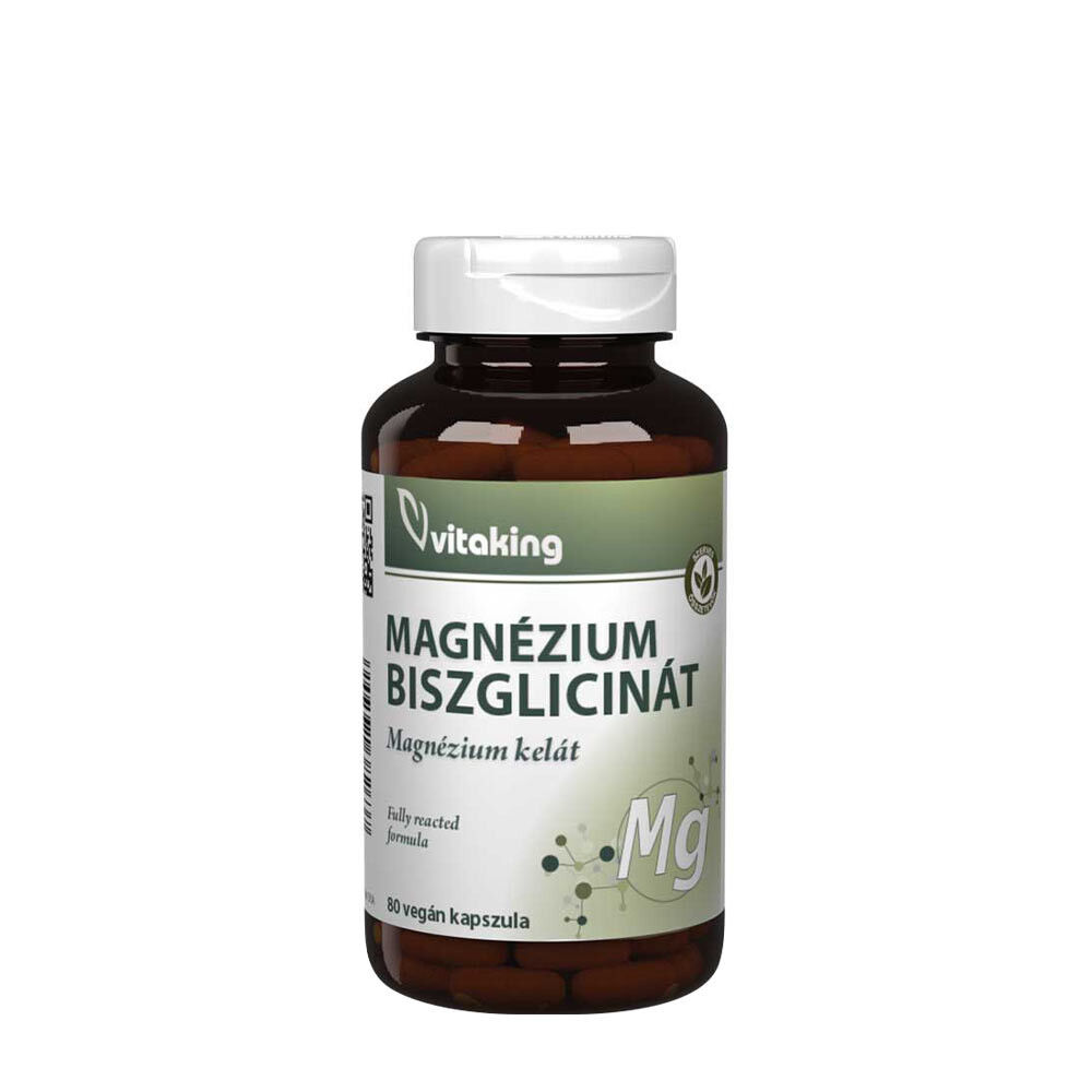Vitaking Økologisk magnesiumbisglycinat (80 kapsler) billede
