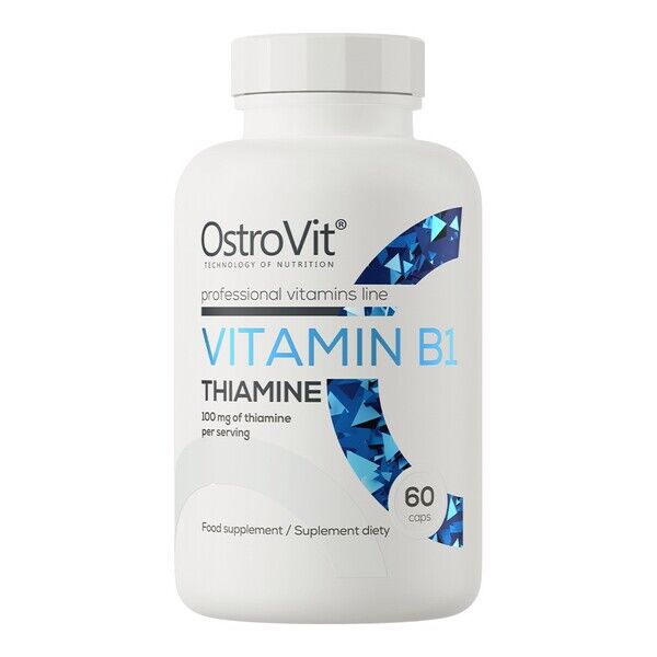Vitamin B1 Thiamine - 60 caps - Nuvalia