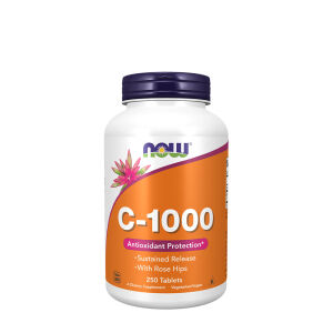 Vitamina C-1000 cu măceșe – eliberare prelungită – 250 de comprimate – Viking Supplements
