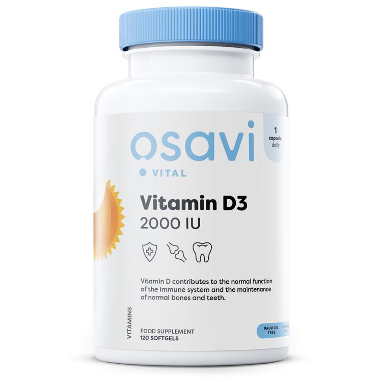 Osavi - Vitamin D3, 2000IU - 120 softgels