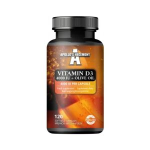 Vitamin D3 4000IU + Olive Oil - 120 softgels - Nuvalia