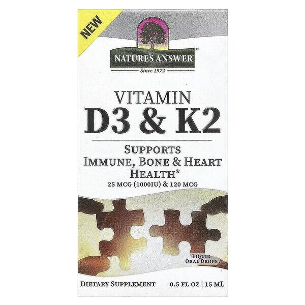 Vitamina D3 și K2 – 15 ml – Viking Supplements