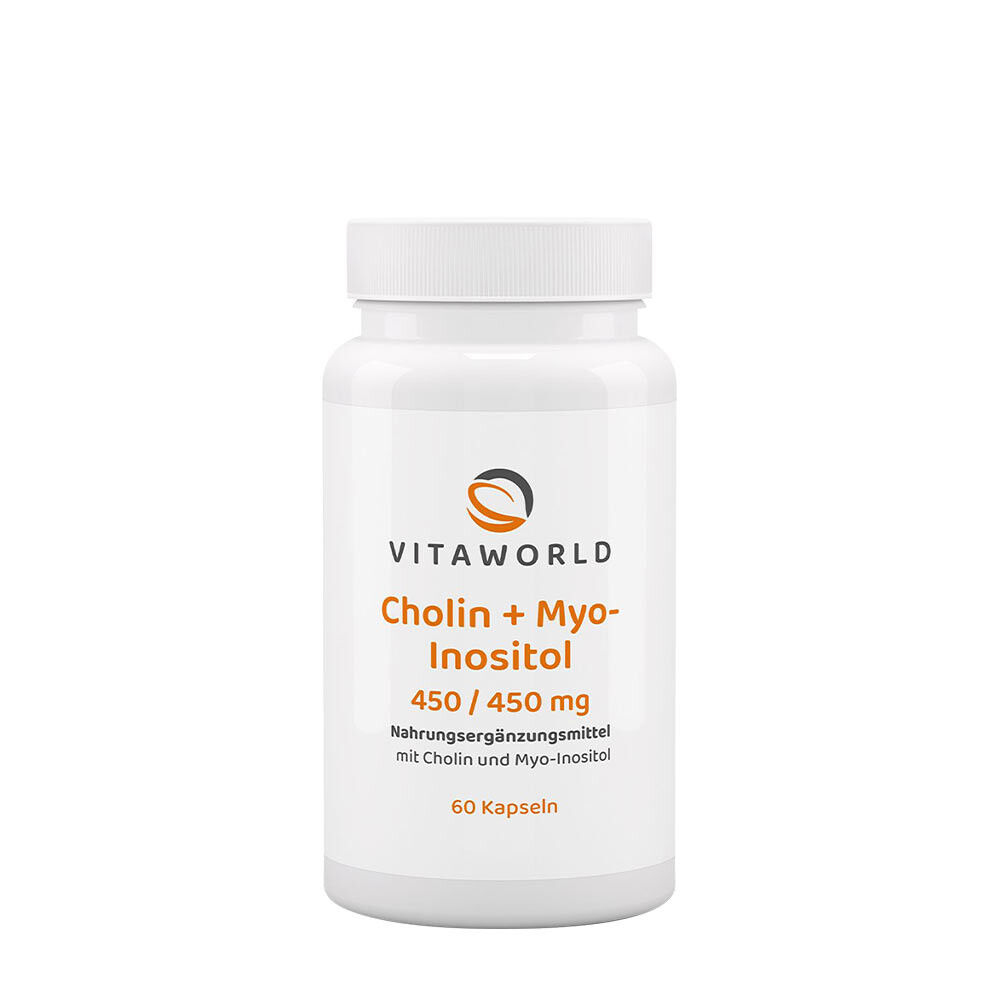Vitaworld Kolin + Inositol 450/450 mg (60 kapsler)