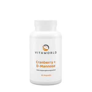 Vitaworld Cranberry + D-manoză (90 de capsule) - Viking Supplements