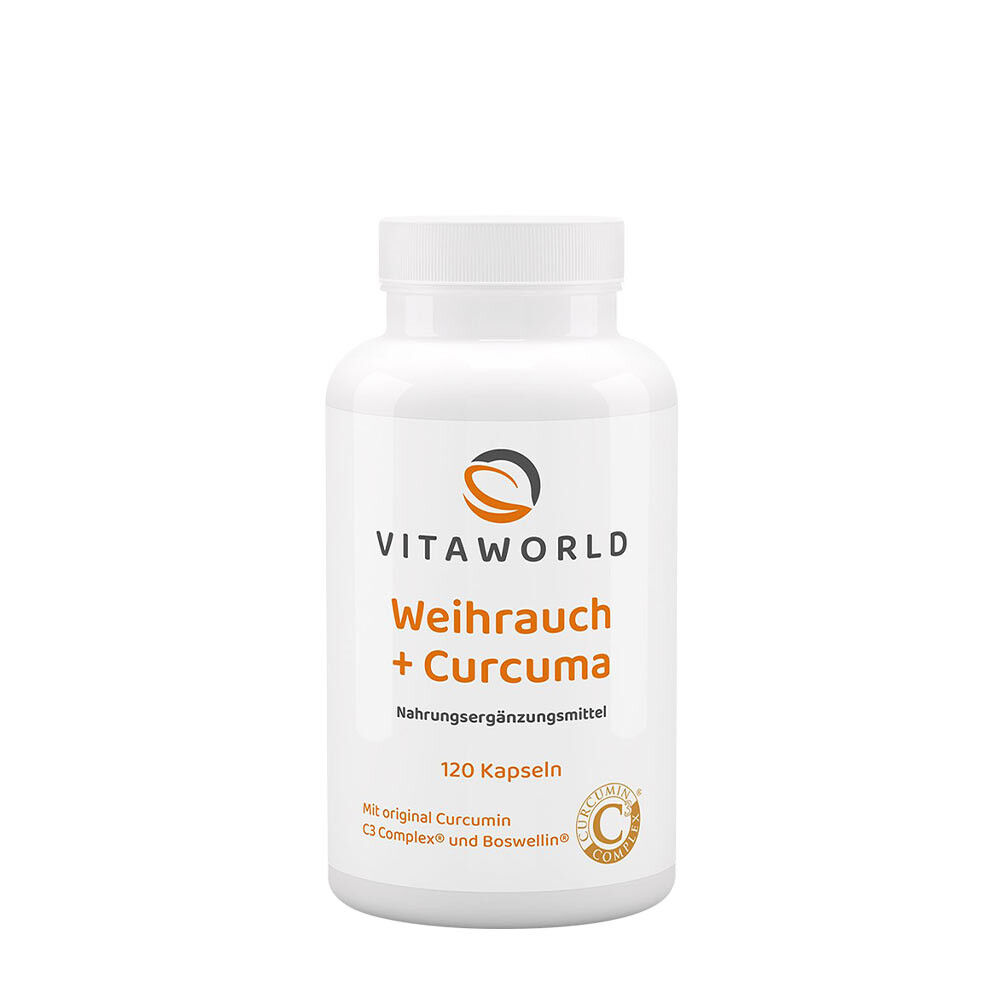 Vitaworld Tămâie + Curcuma (120 capsule) - Viking Supplements