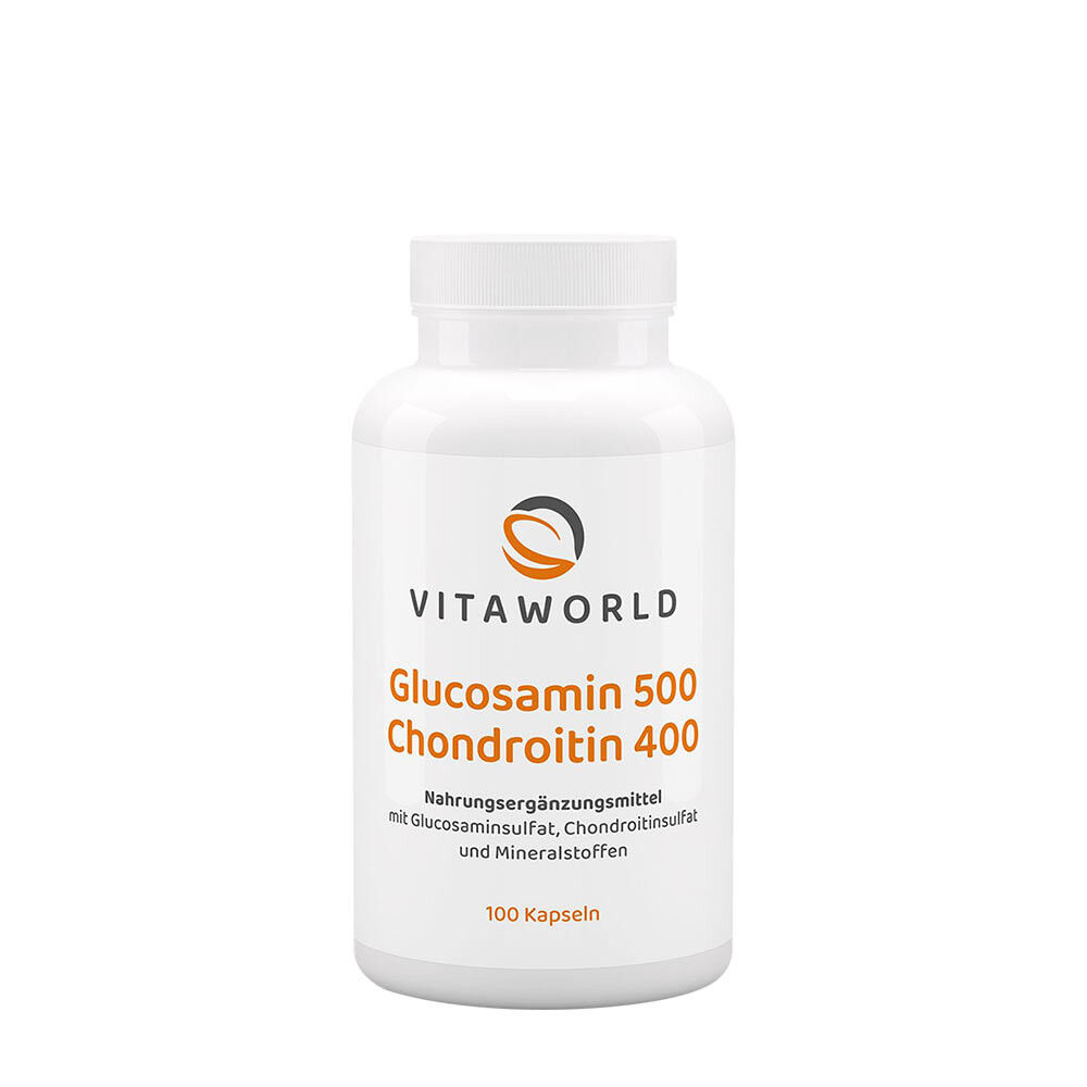 Vitaworld Glucosamine 500 + Chondroitin 400 (100 Capsules) - Viking Supplements