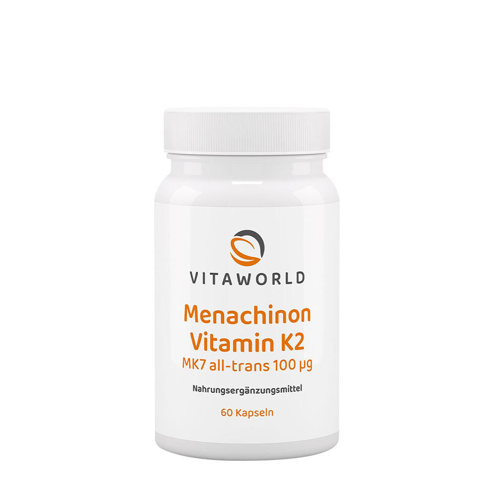 Vitaworld Menaquinonă Vitamina K2 MK7 (60 de capsule) - Viking Supplements