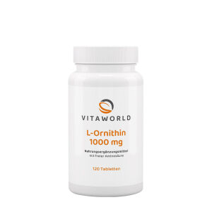 Vitaworld Ornithine 1000 mg (120 Tablets) - Viking Supplements