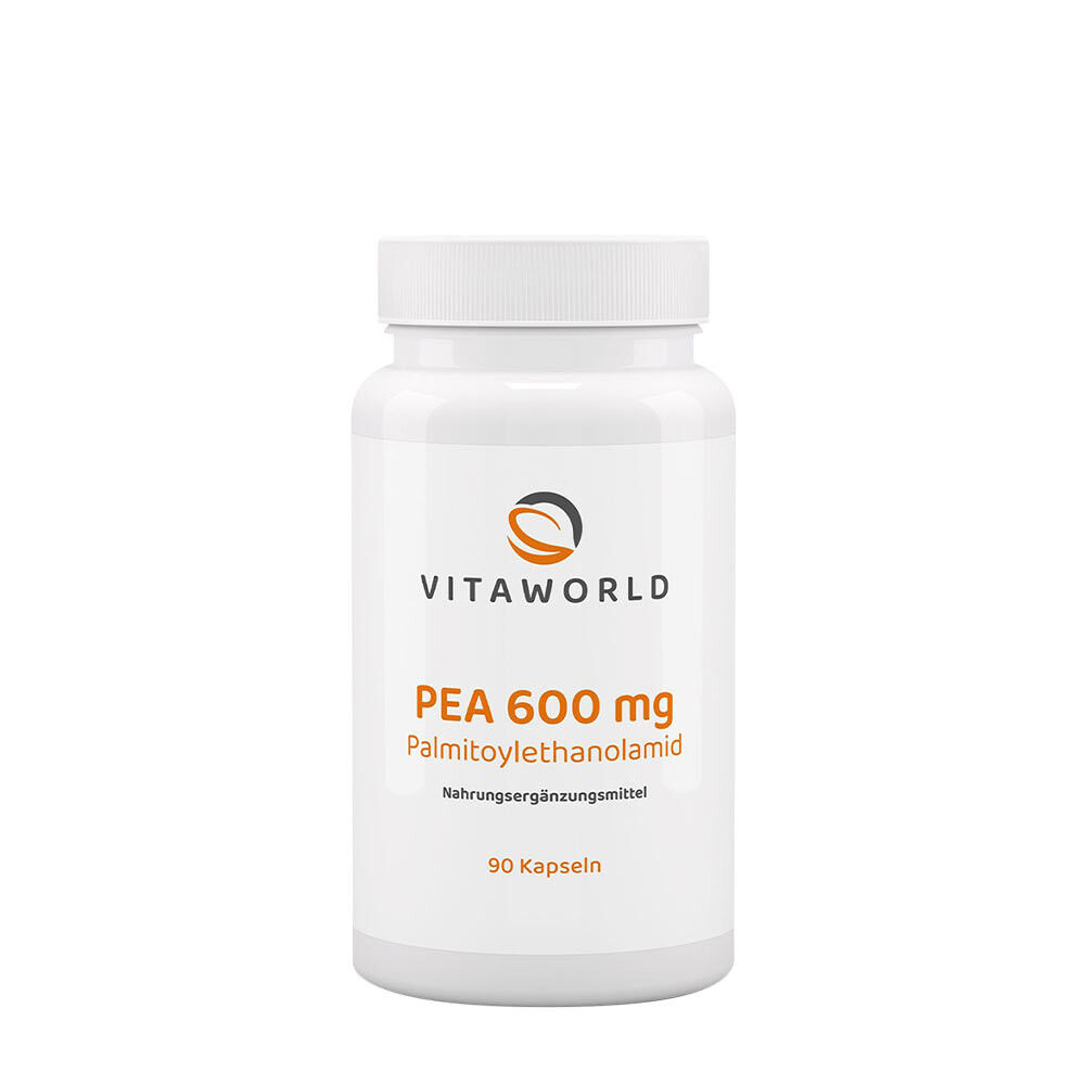 Vitaworld PEA 600 mg palmitoylethanolamid (90 kapsler)