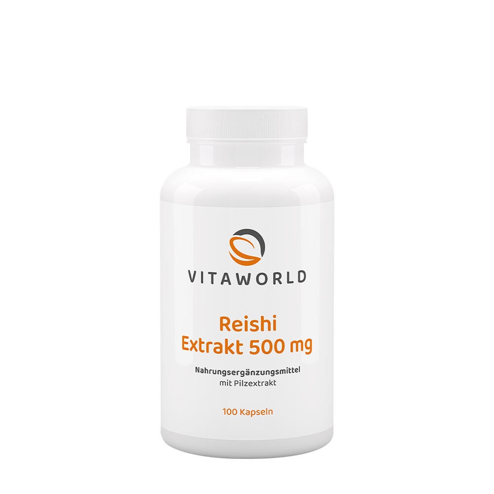 Vitaworld Extract de Reishi 500 mg (100 capsule) - Viking Supplements