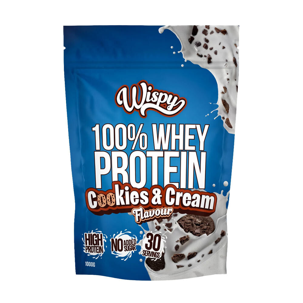 Wispy - Wheyprotein 1000 g, Cookies og Creme