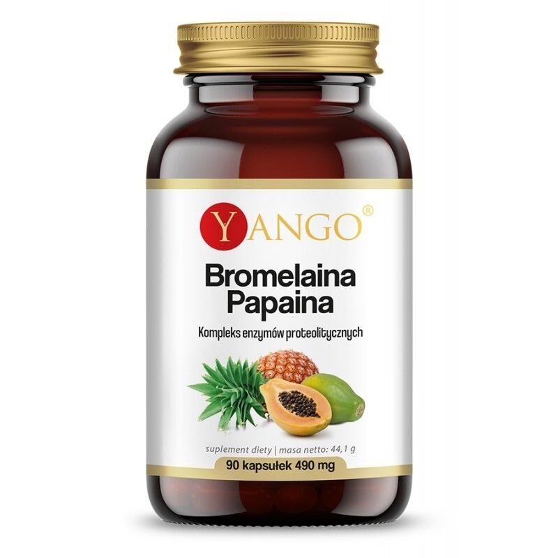 YANGO Bromelaină + Papaină (90 de capsule) - Viking Supplements