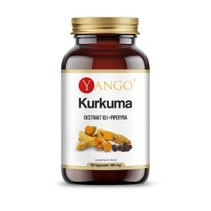 YANGO Curcuma – extract cu piperină (60 de capsule) – Viking Supplements