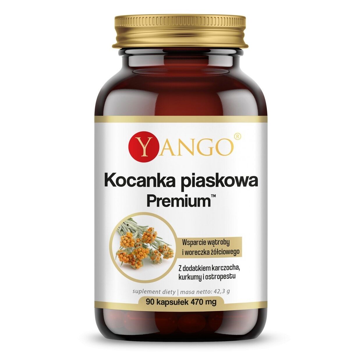 YANGO Helichrysum arenarium Premium (90 capsule) - Viking Supplements