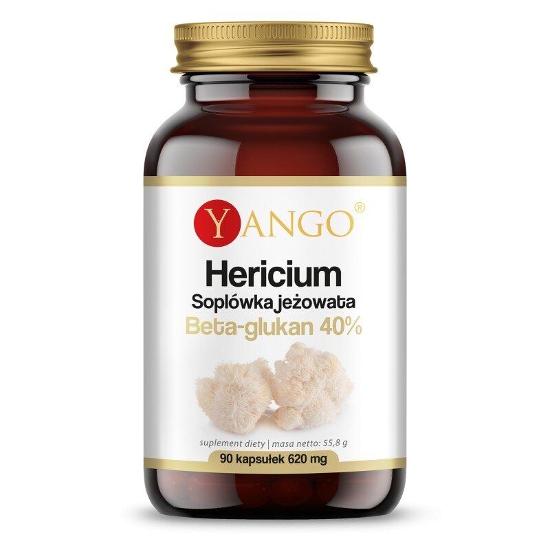 YANGO Hericium - 40% Beta-glucan (90 capsule) - Viking Supplements