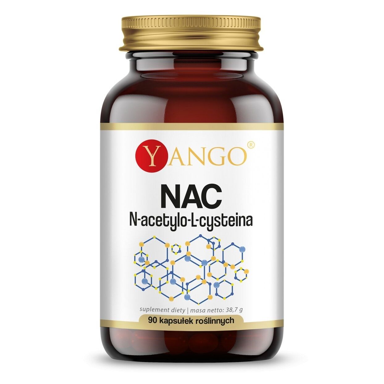 YANGO NAC N-acetyl-L-cysteine, 150 mg (90 caps) billede