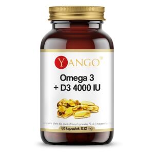 YANGO Omega 3+D3 4000IU (60 caps) - Viking Supplements
