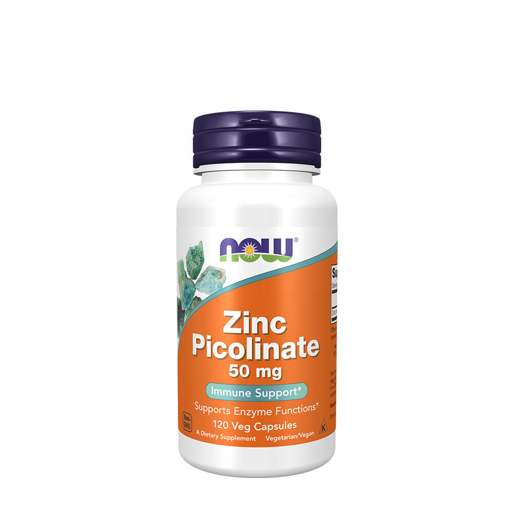 NOW Foods - Zinc Picolinate, 50mg - 120 vcaps