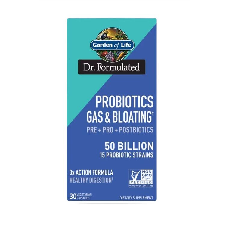 Dr. Formulated Probiotics Gas & Bloating - 30 vcaps - Viking Supplements