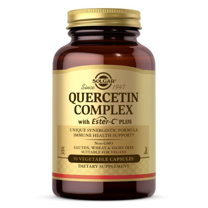 Quercetin-kompleks med Ester-C Plus - 50 vegetabilske kapsler - Viking Supplements
